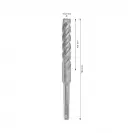 Свредло BOSCH 5X 15x160/100мм, за бетон и армиран бетон, HM, 4 режещи ръба, SDS-plus - small, 264752