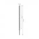 Свредло BOSCH 5X 16x360/300мм, за бетон и армиран бетон, HM, 4 режещи ръба, SDS-plus - small, 264758
