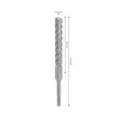Свредло BOSCH 5X 18x200/150мм, за бетон и армиран бетон, HM, 4 режещи ръба, SDS-plus - small, 264650