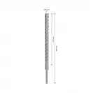 Свредло BOSCH 5X 18x300/250мм, за бетон и армиран бетон, HM, 4 режещи ръба, SDS-plus - small, 264654