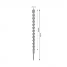 Свредло BOSCH 5X 25x450/400мм, за бетон и армиран бетон, HM, 4 режещи ръба, SDS-plus - small, 264647