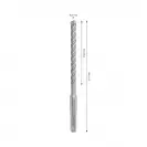 Свредло BOSCH 5X 9.0x210/150мм, за бетон и армиран бетон, HM, 4 режещи ръба, SDS-plus - small, 264587