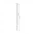 Свредло BOSCH 5X 9.0x265/200мм, за бетон и армиран бетон, HM, 4 режещи ръба, SDS-plus - small, 264701