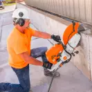 Ъглошлайф бензинов STIHL TS 910i, 6.4kW, 8.4к.с, 2600об/мин, ф400x20мм - small, 265309