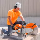 Ъглошлайф бензинов STIHL TS 910i, 6.4kW, 8.4к.с, 2600об/мин, ф400x20мм - small, 265310