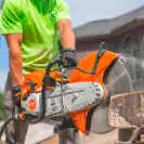 Ъглошлайф бензинов STIHL TS 910i, 6.4kW, 8.4к.с, 2600об/мин, ф400x20мм - small, 265311