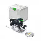 Акумулаторен циркулярен трион FESTOOL HKC 55 KEB-Basic, 18V, 1.5-6.2Ah, Li-Ion, ф160х20мм, 4500об/мин, безчетков - small