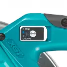Акумулаторен циркулярен трион MAKITA HS004GM202U, 40V, 4.0Ah, Li-Ion, ф190мм, безчетков - small, 271985