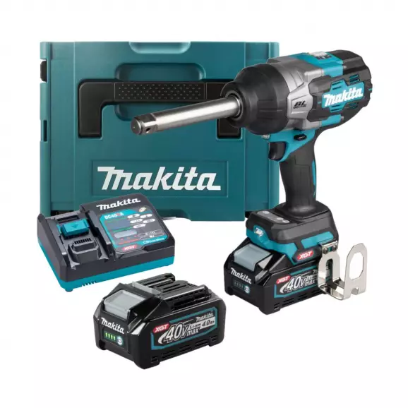 Акумулаторен гайковерт ударен MAKITA TW011GM201, 40V, 4.0Ah, Li-Ion, 3/4