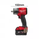 Акумулаторен гайковерт ударен MILWAUKEE M18 FMTIW2F12-0, 18V, 2.0-12Ah, Li-Ion, 1/2