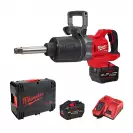 Акумулаторен гайковерт ударен MILWAUKEE M18 ONEFHIWF1D-121C, 18V, 12Ah, Li-Ion, 1