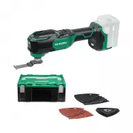 Акумулаторен мултифункционален инструмент HITACHI/HIKOKI CV18DA-W2Z, 18V, 1.5-5.0Ah, Li-Ion, 6000-20000об/мин, безчетков