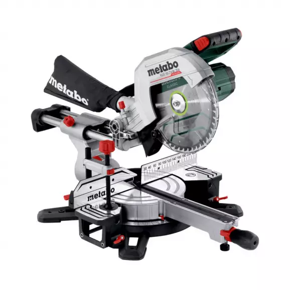 Акумулаторен настолен потапящ циркуляр METABO KGS 18 LTX BL 254 Solo, 18V, 4.0-10Ah, Li-Ion, ф254х30мм, безчетков, с изтегляне