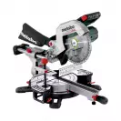 Акумулаторен настолен потапящ циркуляр METABO KGS 18 LTX BL 254 Solo, 18V, 4.0-10Ah, Li-Ion, ф254х30мм, безчетков, с изтегляне - small