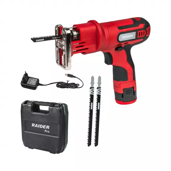 Акумулаторен прободен трион RAIDER RD-RS39Y, 12V, 1.5Ah, Li-Ion, 13мм