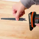 Акумулаторен саблен трион BLACK&DECKER BDCR18N-XJ, 18V, 1.3-4.0Ah, Li-Ion, 22mm, 50mm - small, 268103