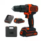 Акумулаторен ударен винтоверт BLACK&DECKER BDCHD18K1B2-QW, 18V, 2.0Ah, Li-Ion, 40Nm - small