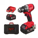 Акумулаторен ударен винтоверт MILWAUKEE M18 BLPDRC-402C, 18V, 4.0Ah, Li-Ion, 60.5Nm, безчетков - small