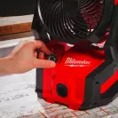 Акумулаторен вентилатор MILWAUKEE M18 AFG2-0, 18V, 2.0-12Ah, Li-Ion, 1444м3/ч - small, 273280