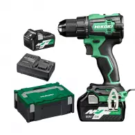 Акумулаторен винтоверт HITACHI/HIKOKI DS18DE-WRZ, 36/18V, 2.5/5.0Ah, Li-Ion, 70Nm, безчетков