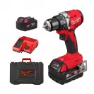 Акумулаторен винтоверт MILWAUKEE M18 BLDDRC-502C, 18V, 5.0Ah, Li-Ion, 61Nm - small