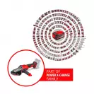 Акумулаторен ъглошлайф EINHELL TP-AG 18/125 F Li BL - Solo, 18V, 2.0-8.0Ah, Li-Ion, ф125мм, безчетков - small, 266241