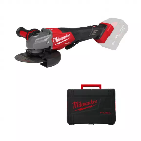 Акумулаторен ъглошлайф MILWAUKEE M18 FHSAG125XPDB2-0X, 18V, 2.0-12.0Ah, Li-Ion, ф125мм, безчетков