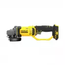 Акумулаторен ъглошлайф STANLEY SFMCG400B Solo, 18V, Li-Ion, ф125мм - small, 271621