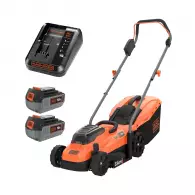 Акумулаторна косачка BLACK&DECKER BCMW33184L2-QW, 36V, 4.0Ah, Li-Ion, 330мм, 35л
