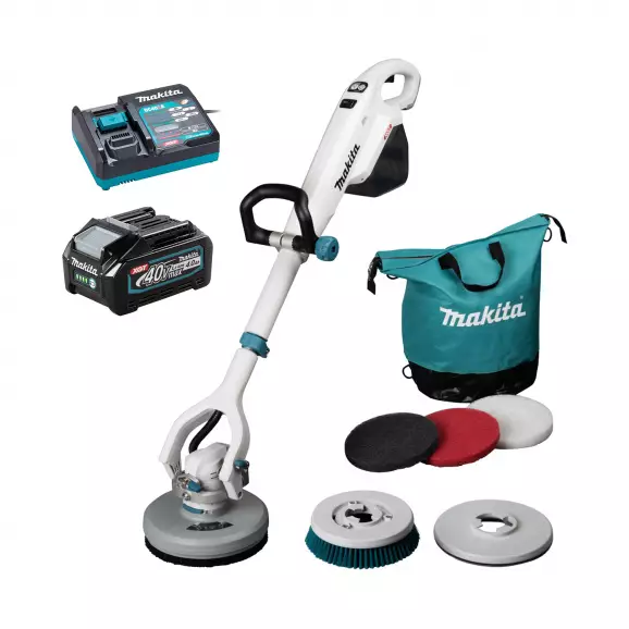 Акумулаторна полирмашина MAKITA PS001GM101, 40V, 4.0Ah, Li-Ion, ф190мм, безчетков