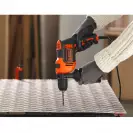 Бормашина ударна BLACK&DECKER BEH710-QS, 710W, 0-2800об/мин, 47600уд/мин - small, 268266