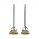 Четка камбанка DREMEL 536 13мм 2броя, месинг, за прав шлайф, с опашка 3.2мм - small