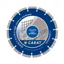 Диск диамантен CARAT CS 125x22.23мм, за армиран бетон, скални материали, сухо рязане - small