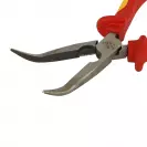 Жустерни клещи STANLEY 200мм 1000V, криви, CrV, полукръгли плоски, двукомпонентна дръжка - small, 271391