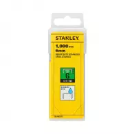 Кламери STANLEY G11/6мм 1000бр., тип G11, плоска тел, кутия