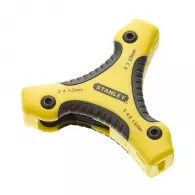 Ключ сгъваем шестограм STANLEY 1.5-6.0мм 9части, CrV, оксидирани