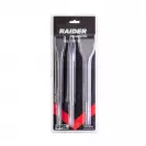 Комплект шило, длето и лопатка RAIDER 250мм, захват SDS-plus, 3бр. комплект - small