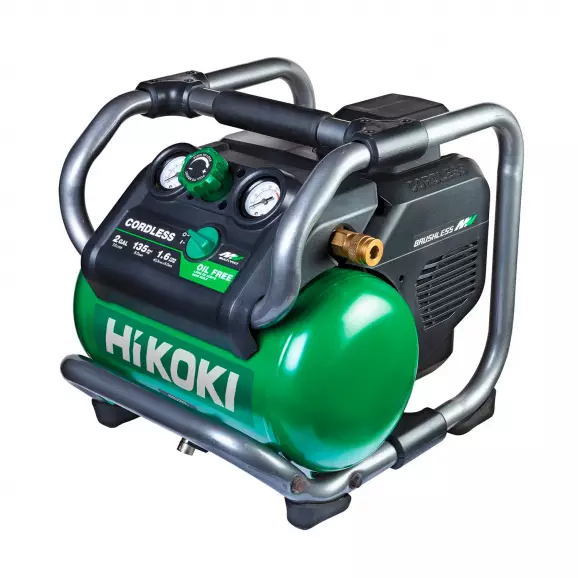 Компресор акумулаторен HITACHI/HIKOKI EC36DA-W4Z, 36V, 2.5-4.0Ah, Li-Ion, 7.3л, 45.3l/min, 9.3bar