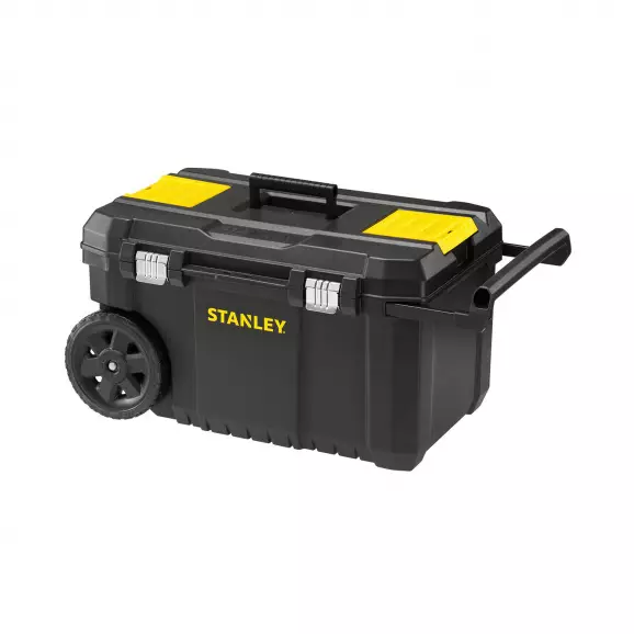 Куфар за инструменти на колела STANLEY Essential Tool Chest, 670x405x345мм, полипропилен, черен