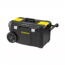 Куфар за инструменти на колела STANLEY Essential Tool Chest, 670x405x345мм, полипропилен, черен - small