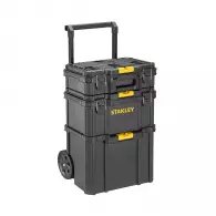 Куфар за инструменти на колела STANLEY Modular Rolling Tool Box, 550x400x740мм, полипропилен, черен