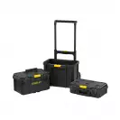Куфар за инструменти на колела STANLEY Modular Rolling Tool Box, 550x400x740мм, полипропилен, черен - small, 271401