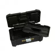 Куфар за инструменти STANLEY Essential Tool Box, с една тава, полипропилен, черен, 406x195x205мм