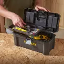 Куфар за инструменти STANLEY Essential Tool Box, с една тава, полипропилен, черен, 406x195x205мм - small, 267762
