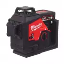 Линеен лазерен нивелир MILWAUKEE M12 3PLSKIT-401P, 3 лазерни линии, точност 3mm/10m, 38м, автоматично - small, 275839
