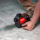 Линеен лазерен нивелир MILWAUKEE M12 3PLSKIT-401P, 3 лазерни линии, точност 3mm/10m, 38м, автоматично - small, 275843