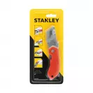 Макетен нож STANLEY 170x19мм, сгъваем, пластмасов корпус, метална глава - small, 271331