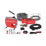 Машина за почистване на тръби и канали ROTHENBERGER R600 VarioClean Set, 18V, 8.0Ah, Li-Ion, 20-150мм