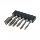 Метчик BUCOVICE TOOLS M3-M10 6части, M-метрична стандартна резба, HSS, десен, 6-стенна 1/4