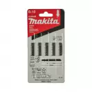 Нож за прободен трион MAKITA B-10 2.9х105/76мм 5броя, за дървесина, HCS, Т-захват - small, 279519